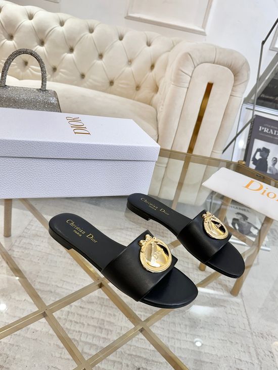 Christian Dior Calfskin Casual Shoes With Sheepskin Lining Rubber Sole