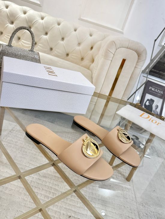 Christian Dior Calfskin Casual Shoes With Sheepskin Lining Rubber Sole