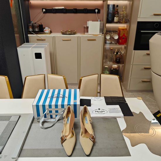 Prada Exclusive Design Shoes with Crystal Accents & Comfort