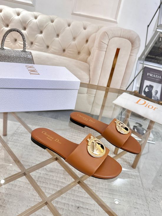 Christian Dior Calfskin Casual Shoes With Sheepskin Lining Rubber Sole