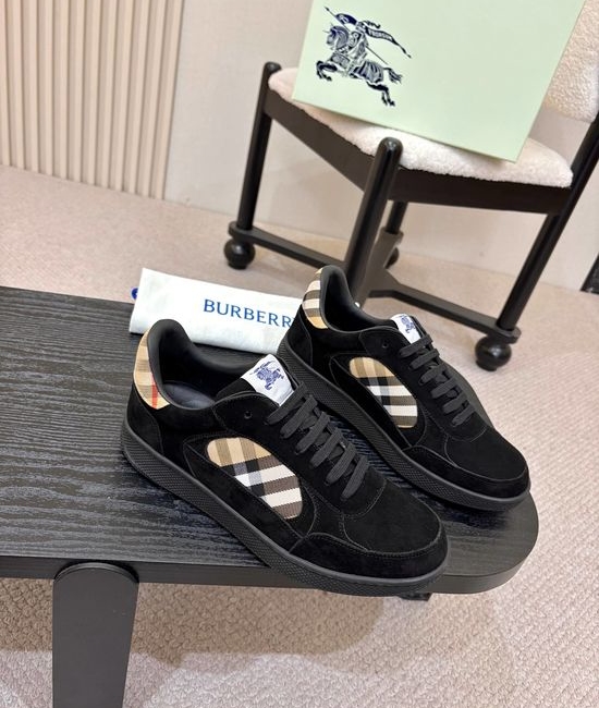 Burberry Classic Plaid Pattern Casual Comfortable Sneakers