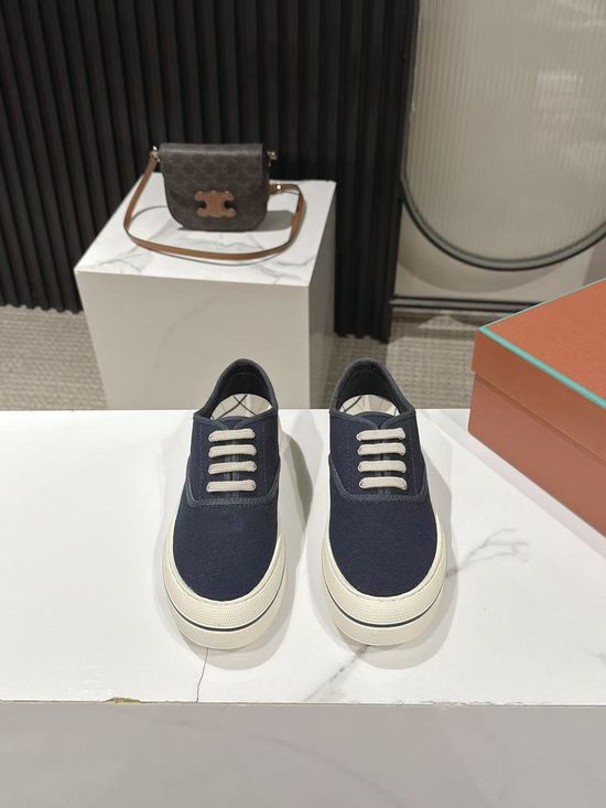 Loro Piana Classic Canvas Casual Shoes Breathable Comfort Daily Footwear