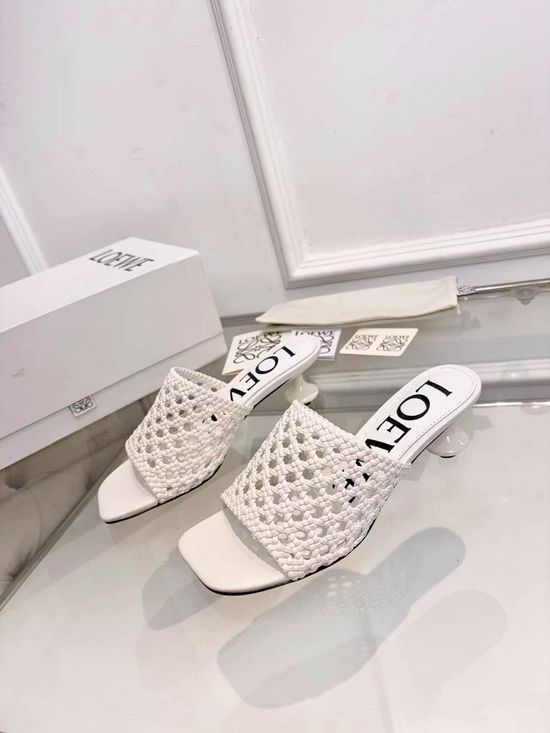 Loewe Premium Leather Soft Comfort Fashion Flat Shoes