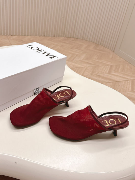Loewe Breathable Mesh Slip On Sandals Non Slip Durable Sole