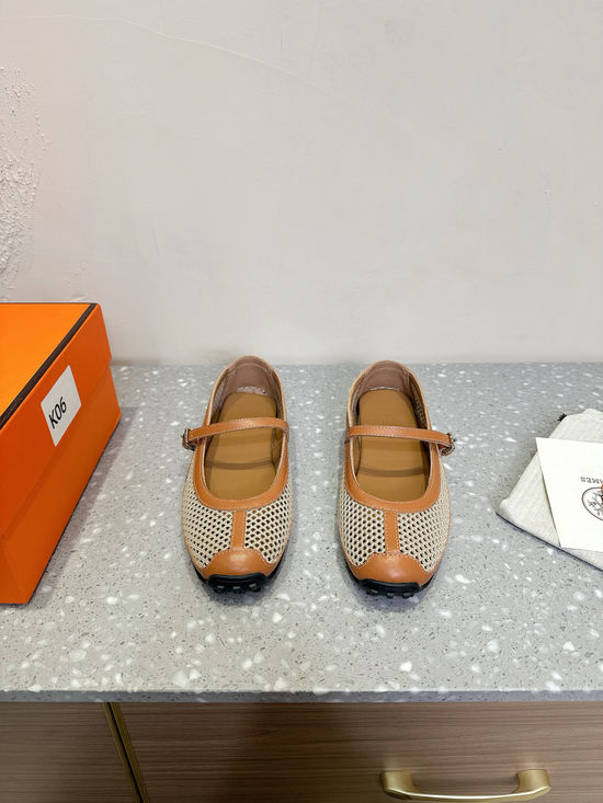 Hermes Breathable Mesh Mary Jane Casual Comfortable Shoes