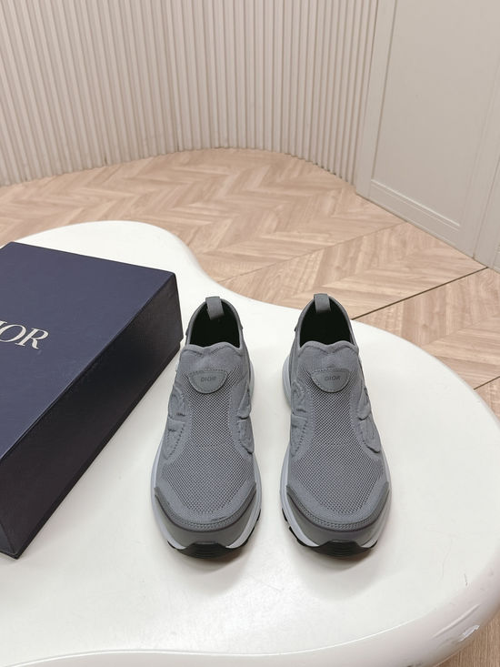 Christian Dior Breathable Knit Slip-On Casual Shoes Comfortable Walking Sneakers