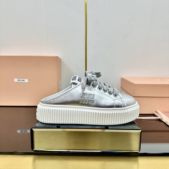 Miu Miu Comfortable Non-Slip Platform Casual Sneakers