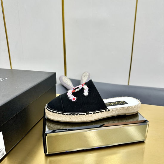 Chanel Classic Espadrilles Slip On Casual Comfortable Shoes