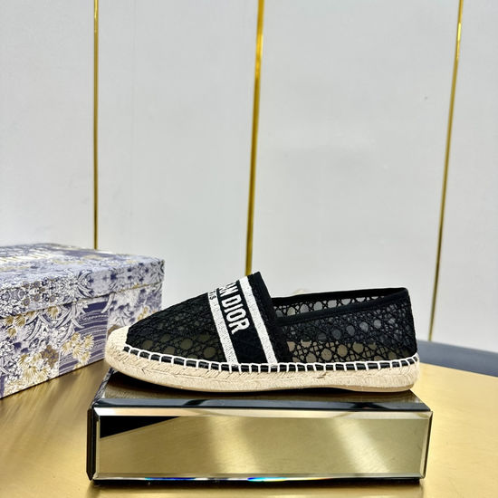 Christian Dior Embroidered Espadrilles Casual Lightweight Flat Shoes