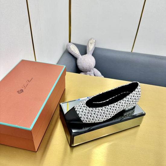 Loro Piana Classic Leather Sole Comfortable Ballet Flats