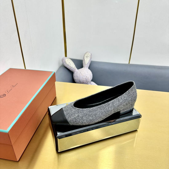 Loro Piana Classic Leather Sole Comfortable Ballet Flats
