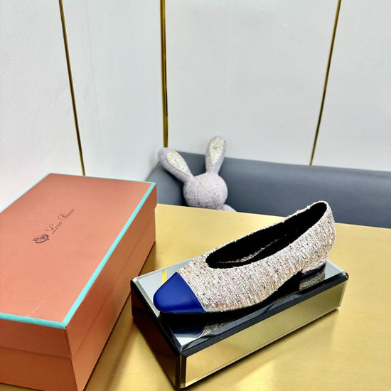Loro Piana Classic Leather Sole Comfortable Ballet Flats