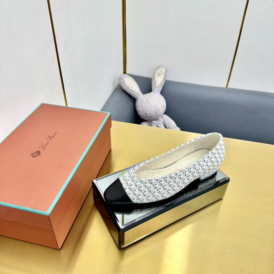 Loro Piana Classic Leather Sole Comfortable Ballet Flats
