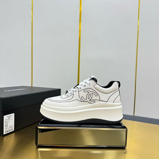 Chanel Classic Embroidered Casual Fashion Comfortable Sneakers