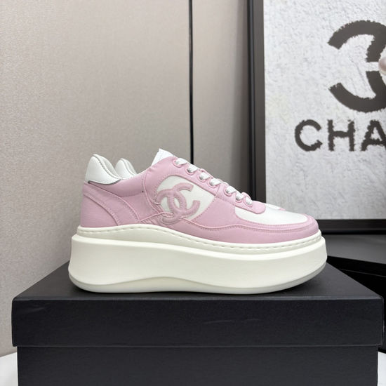 Chanel Premium Casual Sneakers with Embroidered Upper Design
