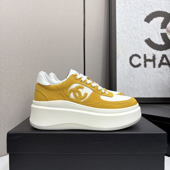 Chanel Premium Casual Sneakers with Embroidered Upper Design