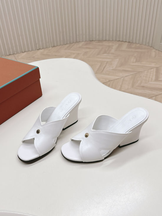 Loro Piana Comfortable Minimalist Flip Flops Soft Sole Non Slip Casual Shoes