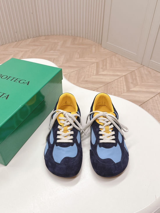Bottega Veneta Vintage Woven Casual Comfortable Low-top Lace-up Sneakers