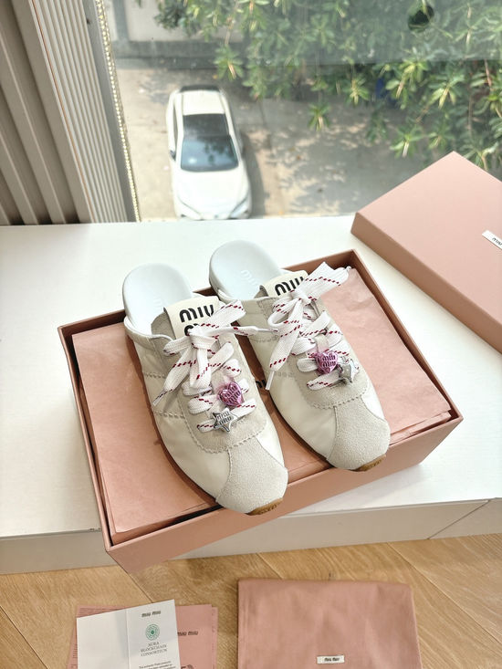 Miu Miu Casual Suede Leather Lightweight Sneakers