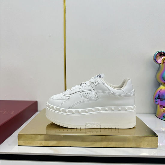 Valentino Comfortable Versatile Non-slip Casual White Sneakers