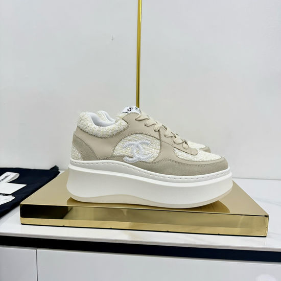 Chanel Classic Embroidered Casual Fashion Comfortable Sneakers