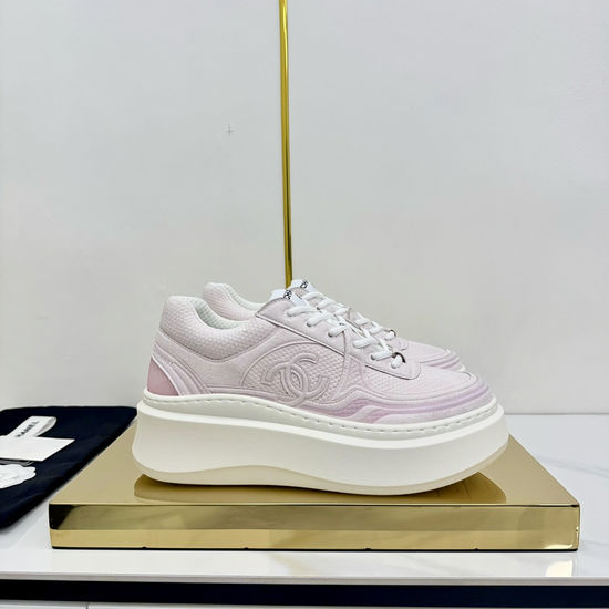 Chanel Classic Two Tone Casual Sneakers Premium Leather Comfortable Shoes