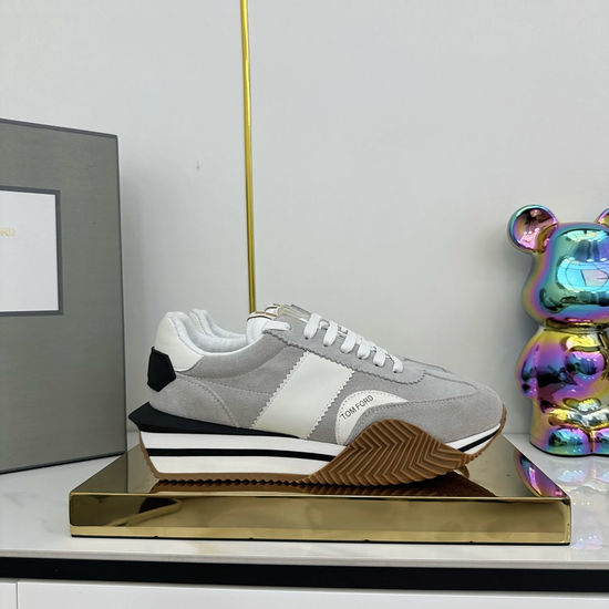Tom Ford Waterproof Low-top Sneakers With Thick Sole