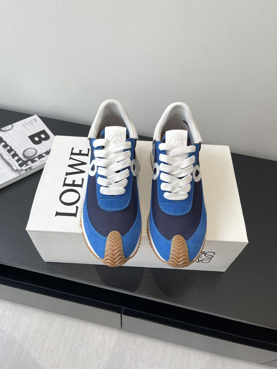 Loewe Color Block Elevated Sneakers Soft Comfortable Walking Shoes