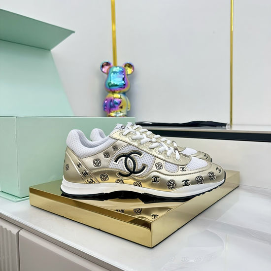 Chanel Classic Panda Design Sneakers with Multiple Colors