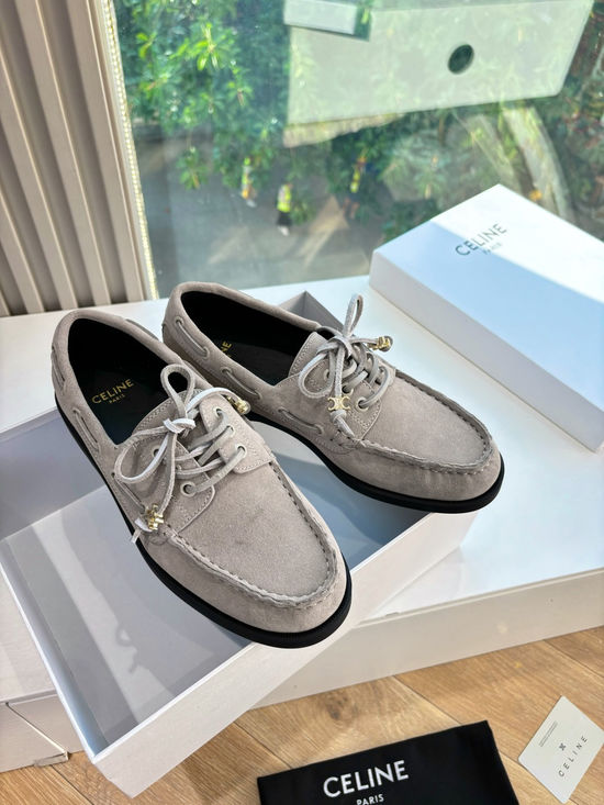 Celine Classic Suede Loafers Comfortable Casual Daily Footwear