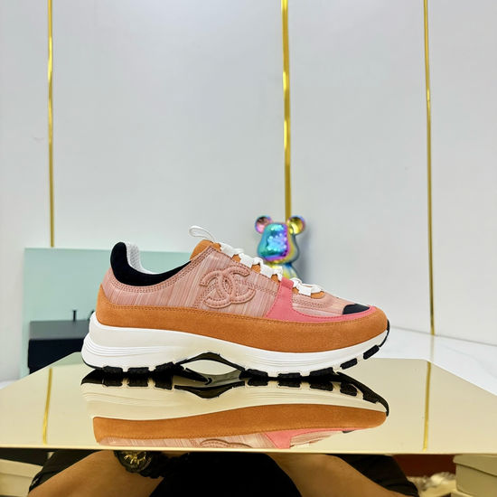 Chanel Platform Casual Sneakers Comfortable Height Increasing Footwear