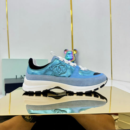 Chanel Platform Casual Sneakers Comfortable Height Increasing Footwear