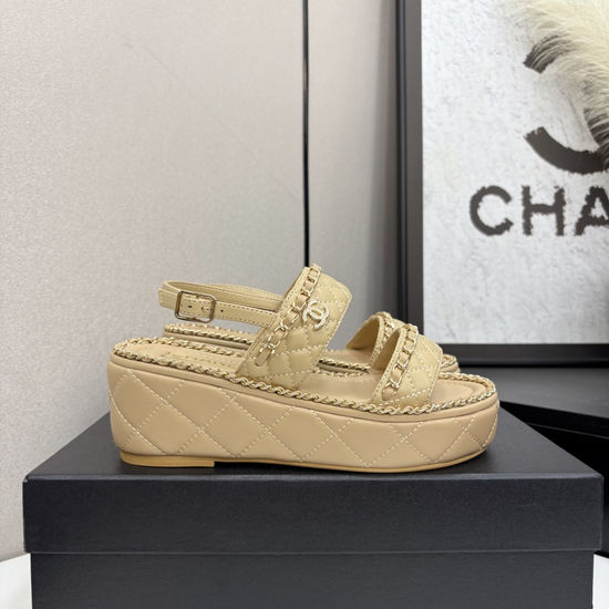 Chanel Quilted Sheepskin Slides with Premium Leather Sole