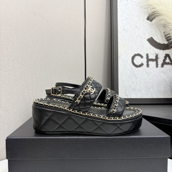 Chanel Quilted Sheepskin Slides with Premium Leather Sole