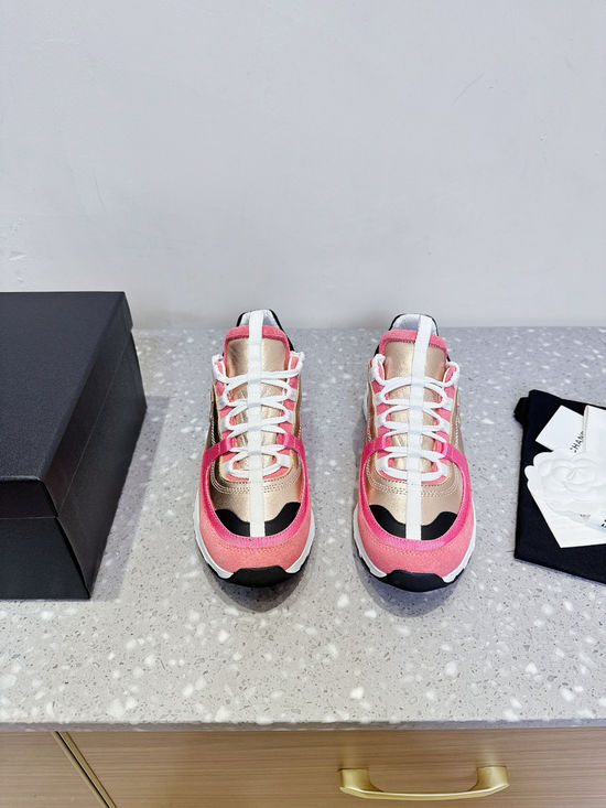 Chanel Stylish Suede Casual Sneakers Versatile Comfortable Sports Shoes