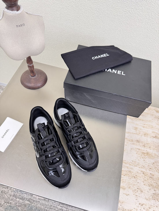 Chanel Embroidered Round Toe Casual Flat Shoes Premium Quality