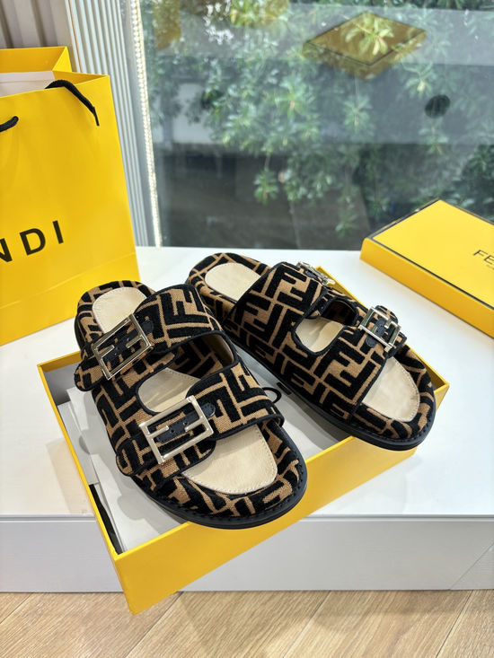 Fendi Minimalist Style Sandals Comfortable Breathable Daily Footwear