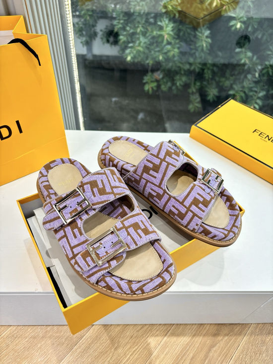 Fendi Minimalist Style Sandals Comfortable Breathable Daily Footwear