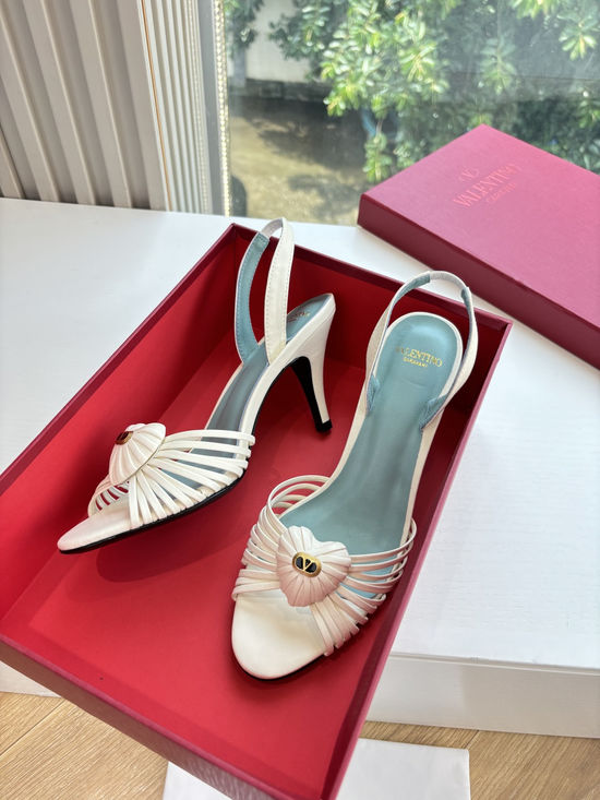 Valentino Comfortable Flat Sandals with Durable Sole and Classic Design