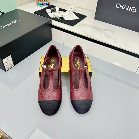 Chanel Velvet Mary Jane Shoes With Soft Leather Insole