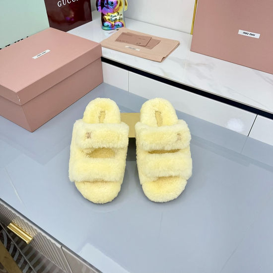 Miu Miu Distressed Finish Casual Shoes Soft Wool Lining Non-slip Sole