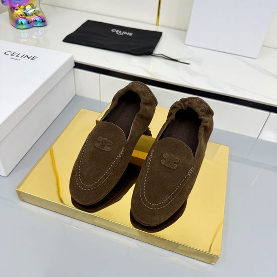 Celine Classic Slip-on Loafers Soft Comfortable All-match Daily Footwear