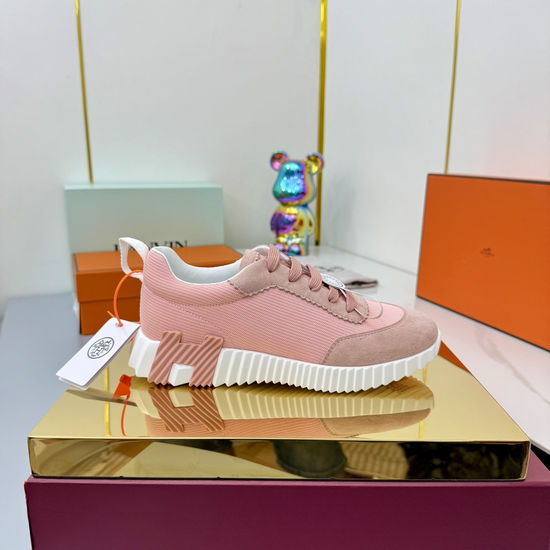 Hermes Couple s Stylish High-Tech Fabric Athletic Shoes