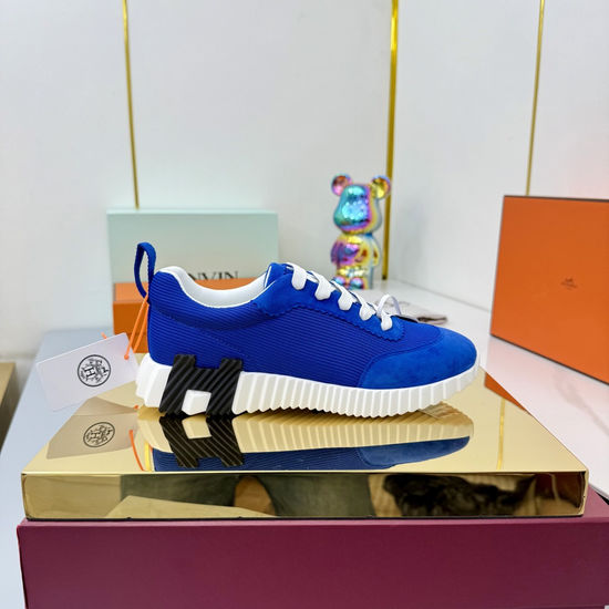 Hermes Couple s Stylish High-Tech Fabric Athletic Shoes