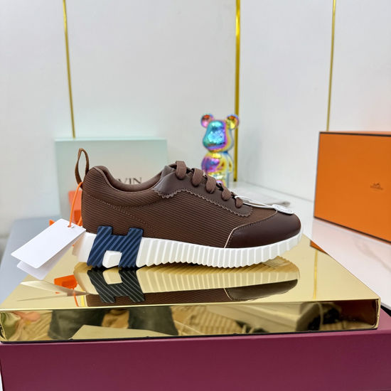 Hermes Classic Couple s High-Tech Canvas Sneakers