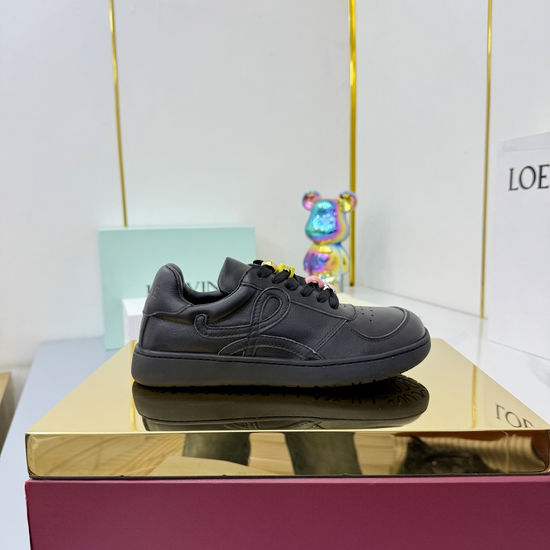 Loewe Minimalist Leather Casual Sneakers With Non-slip Sole