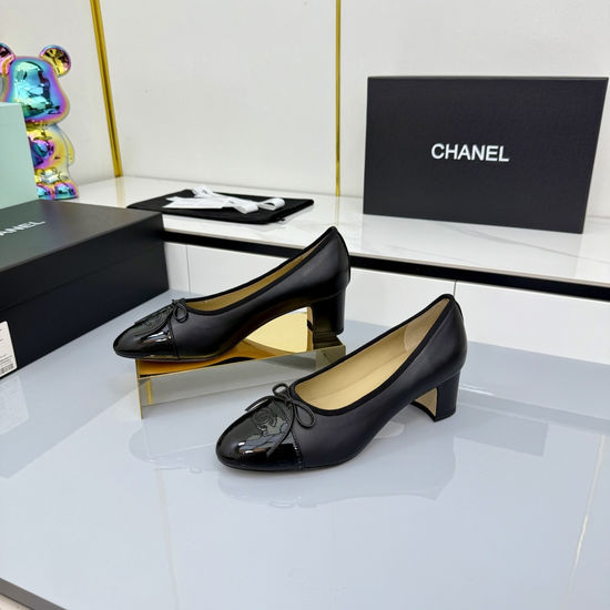 Chanel Timeless Two-Tone Slingback Ballet Flats