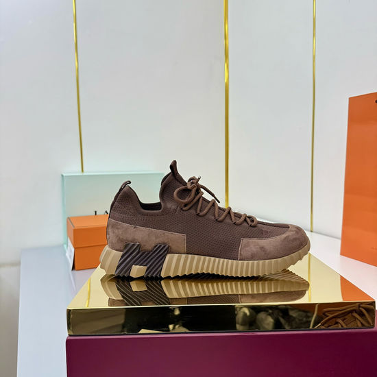Hermes Classic Couple s High-Tech Canvas Sneakers