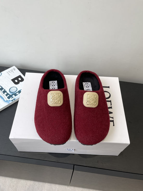 Loewe Slip-on Half Slippers Wear-resistant Non-slip Sole