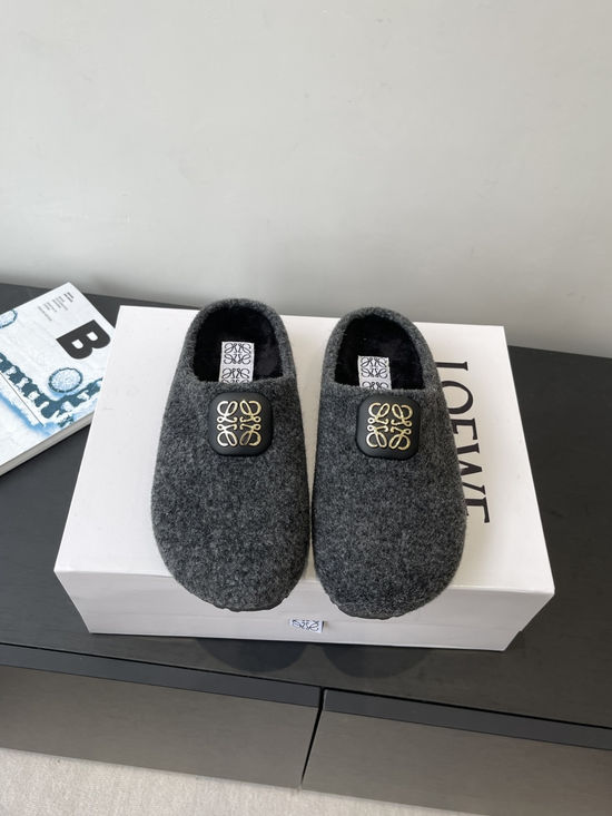 Loewe Slip-on Half Slippers Wear-resistant Non-slip Sole